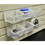 Small Parts Storage - (6pcs set) Reach-In Bin Standard for Slatwall