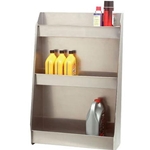 Aluminum Shop Garage Can Bottle Triple Storage Shelf