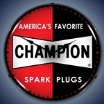 Champion Spark Plugs LED Backlit Clock