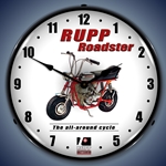 Rupp Minibike LED Backlit Clock