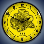 426 Engine Cutaway LED Backlit Clock