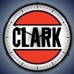 Clark Gas LED Backlit Clock