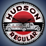 Hudson Gas LED Backlit Clock