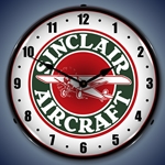 Sinclair Aircraft LED Backlit Clock