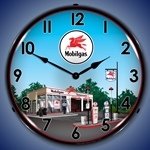 Mobil Station LED Backlit Clock