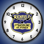 Richfield Gasoline LED Backlit Clock