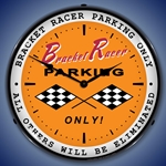 Bracket Racer Parking LED Backlit Clock