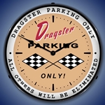 Dragster Parking LED Backlit Clock