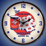 Skelly Motor Oil LED Backlit Clock