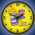 Pate Motor Oil LED Backlit Clock