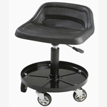 Tractor Seat Rolling Stool - Mechanic Seat - Shop Stool