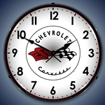 C1 Corvette LED Backlit Clock