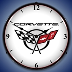 C5 Corvette 2 LED Backlit Clock