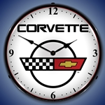C4 Corvette 2 LED Backlit Clock