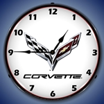 C7 Corvette  LED Backlit Clock