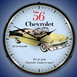 1956 Chevrolet Bel Air Convertible LED Backlit Clock