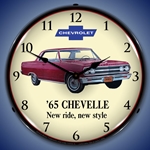 1965 Chevelle LED Backlit Clock