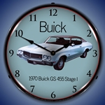 1970 Buick GS 455 Stage 1 LED Backlit Clock