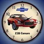 1972 Z28 Camaro LED Backlit Clock