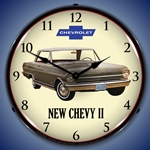 1962 Chevy II Nova LED Backlit Clock