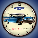 1957 Chevrolet Bel Air LED Backlit Clock