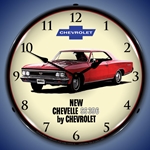 1966 Chevelle SS 396 LED Backlit Clock