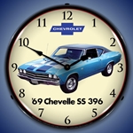1969 Chevelle SS 396 LED Backlit Clock