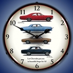 Chevrolet 1965 Lineup LED Backlit Clock