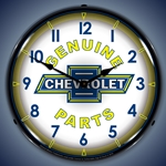 Chevy Parts Vintage LED Backlit Clock