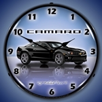 Camaro G5 Black LED Backlit Clock
