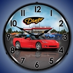C6 Corvette Convertible Diner LED Backlit Clock