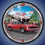 1969 RS SS Camaro Mobil LED Backlit Clock