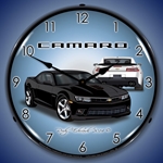 2014 SS Camaro Black LED Backlit Clock