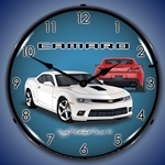 2014 SS Camaro Summit White LED Backlit Clock