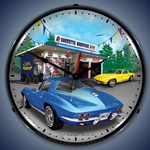 1963 Corvette LED Backlit Clock