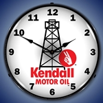 Kendall Motor Oil LED Backlit Clock