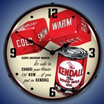 Kendall Motor Oil 2 LED Backlit Clock