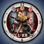 Fill er Up LED Backlit Clock