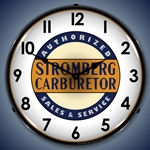 Stromberg Service LED Backlit Clock