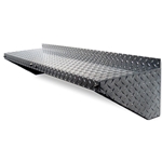 Aluminum Diamond Plate Wall Shelf