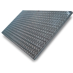 Diamond Plate Aluminum 46 in. Pegboard Organizer