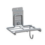 6 in. Shelf w/ Cord Holder for storeWALL Slatwall  Storage