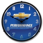 Chevy Bowtie Performance LED Backlit Clock