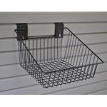 Large Angle Wire Basket for Slatwall storeWALL HandiWALL