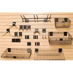 Intermediate Slatwall Locking Hook - Shelf 33 piece Organization Kit