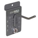 storeWALL 2.5 inch Single Hook for Slatwall Storage