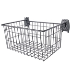 Big Heavy Duty Deep Wire Basket for Slatwall