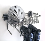 Skate Rack and Basket Sports Organizer for Slatwall Wall Organizers