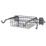 Wall Mount Bike Rack and Basket for Slatwall Wall Organizers