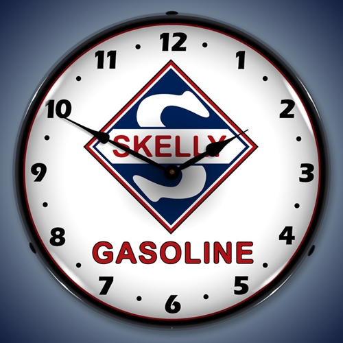 Skelly Gas LED Backlit Clock